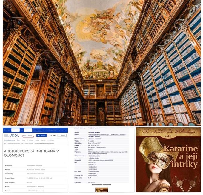 Archbishop's Library in Olomouc - Czech Republic, my literary work was accepted!